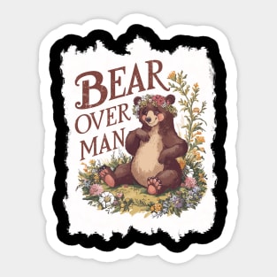 i choose the bear Sticker